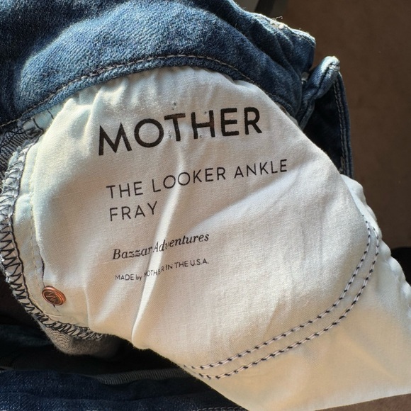 MOTHER The Looker Ankle Fray Jeans Size 25 - Picture 6 of 12